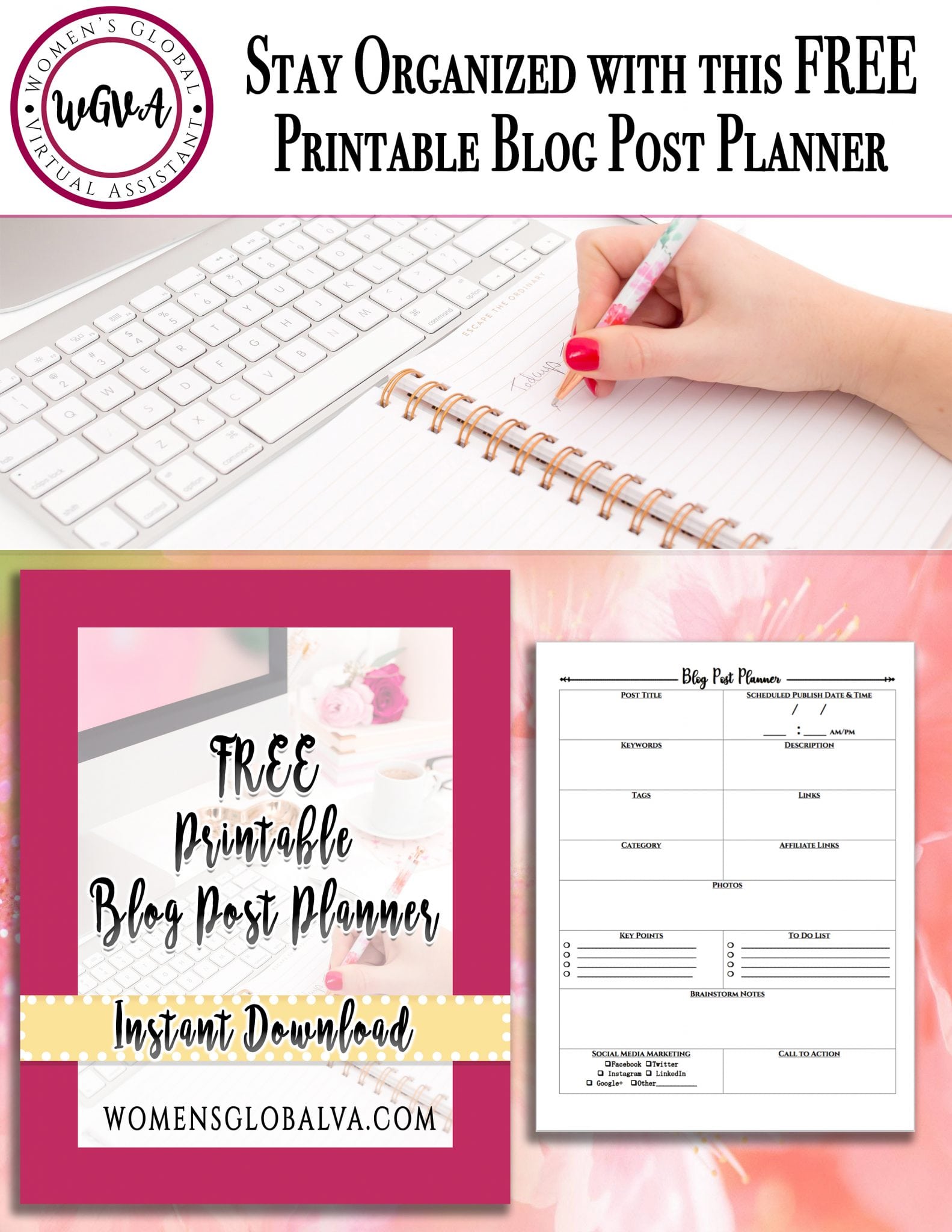 FREE Blog Post Planner