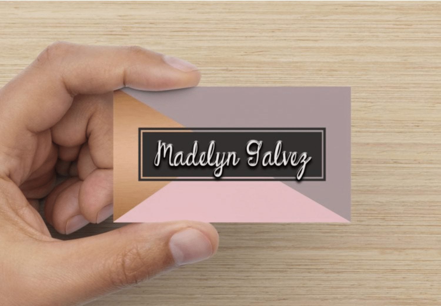 Double Sided Customizable Professional Business Cards for Lady Bosses