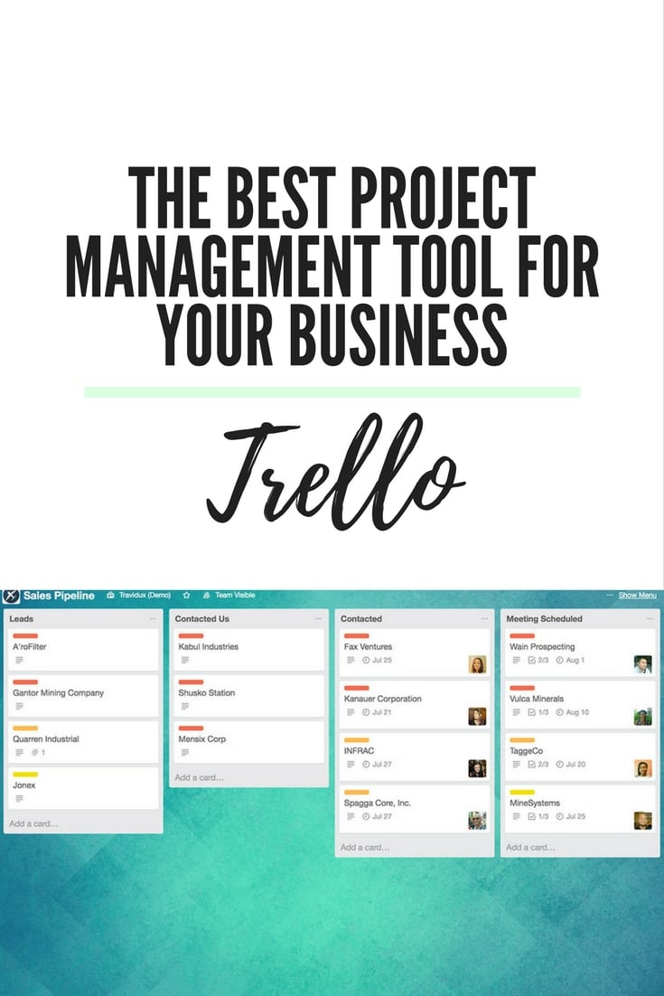 Project Management Tool: Trello