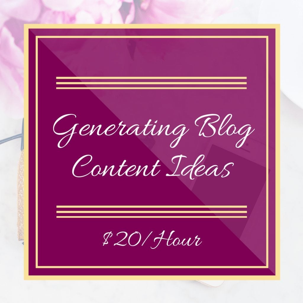 Generating Blog Content Ideas