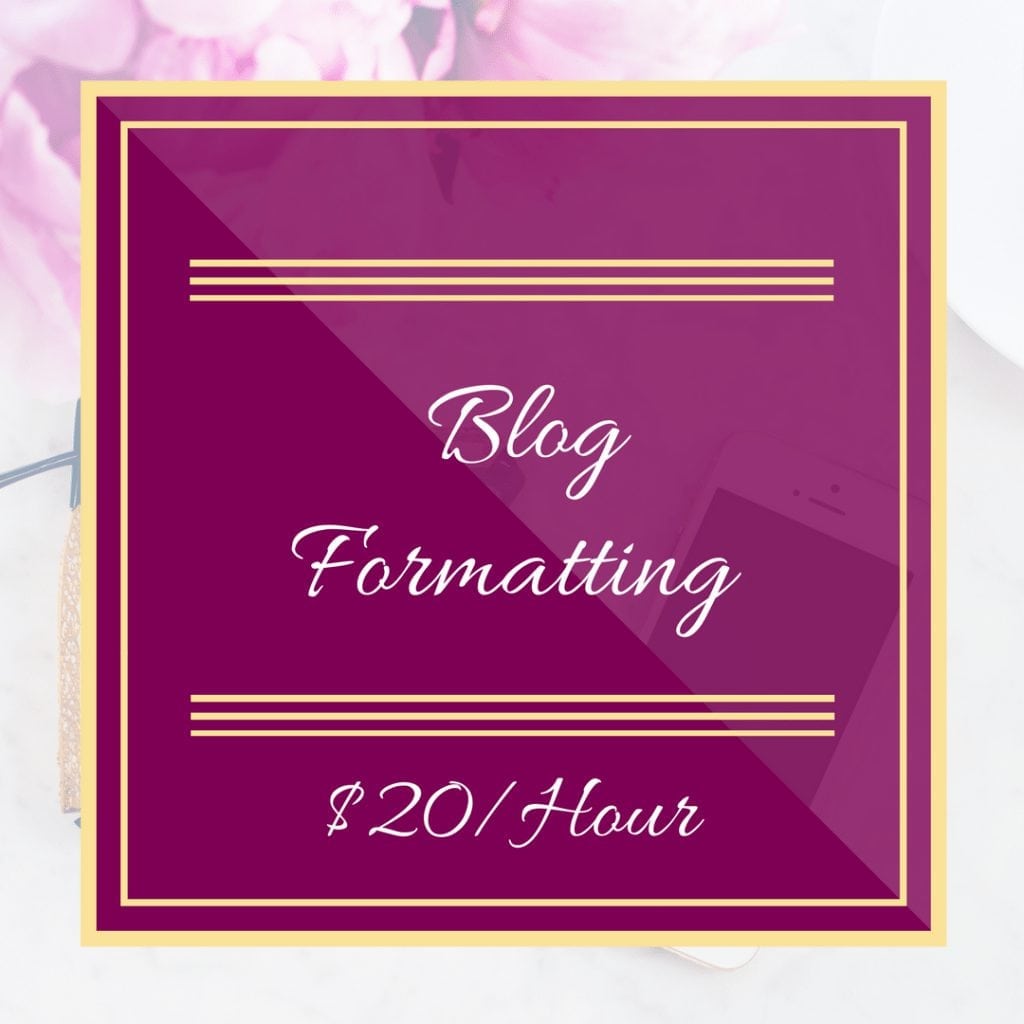 Blog Formatting