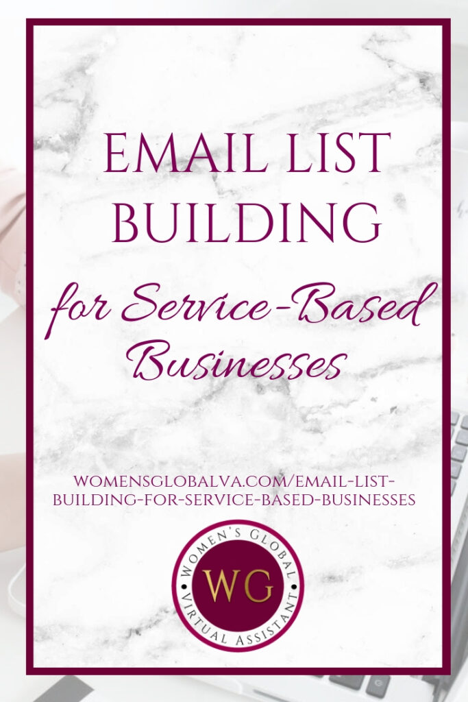 Email List Building for Service Based Businesses Blog