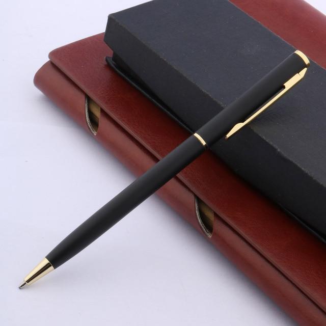 Matte Black & Gold Classic Ballpoint Pen